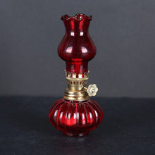 Load image into Gallery viewer, 2019  NEW Vintage Glass Kerosene Lamp Romantic Couple Camping Tent Camping Lamp Kerosene Christmas Present China Glass Crafts